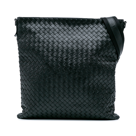 Pre-Loved Bottega Veneta Leather Intrecciato Crossbody - Picture 1 of 10